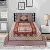 Ludo Hot Red Multani Bedsheet Set