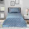 Nova Blue Multani Bedsheet Set