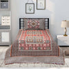 Ludo Red Multani Bedsheet Set