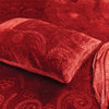 Red Berry Fleece Blanket Set