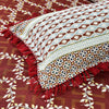 Bloom Red Multani Bedsheet Set