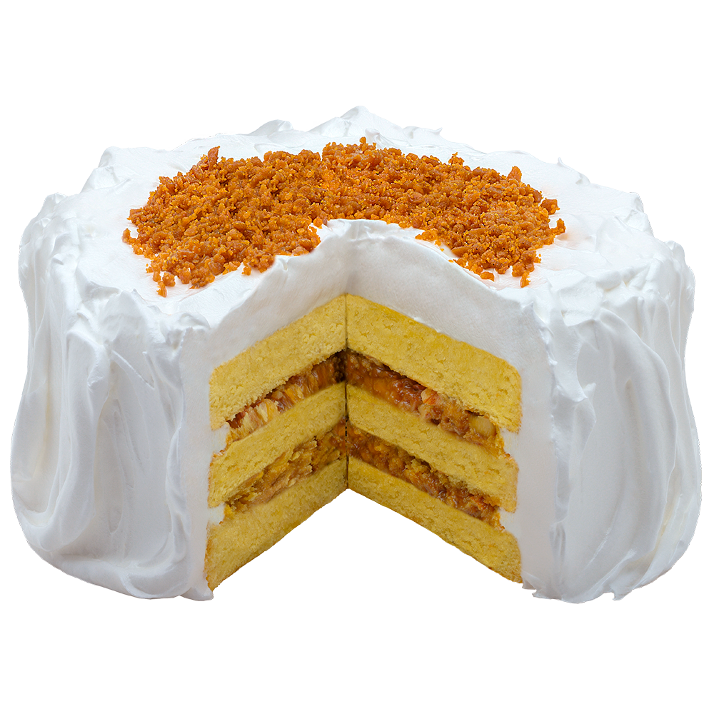 Pastel de caramelo con almendra y toffee – Kuchen Alta Repostería MX