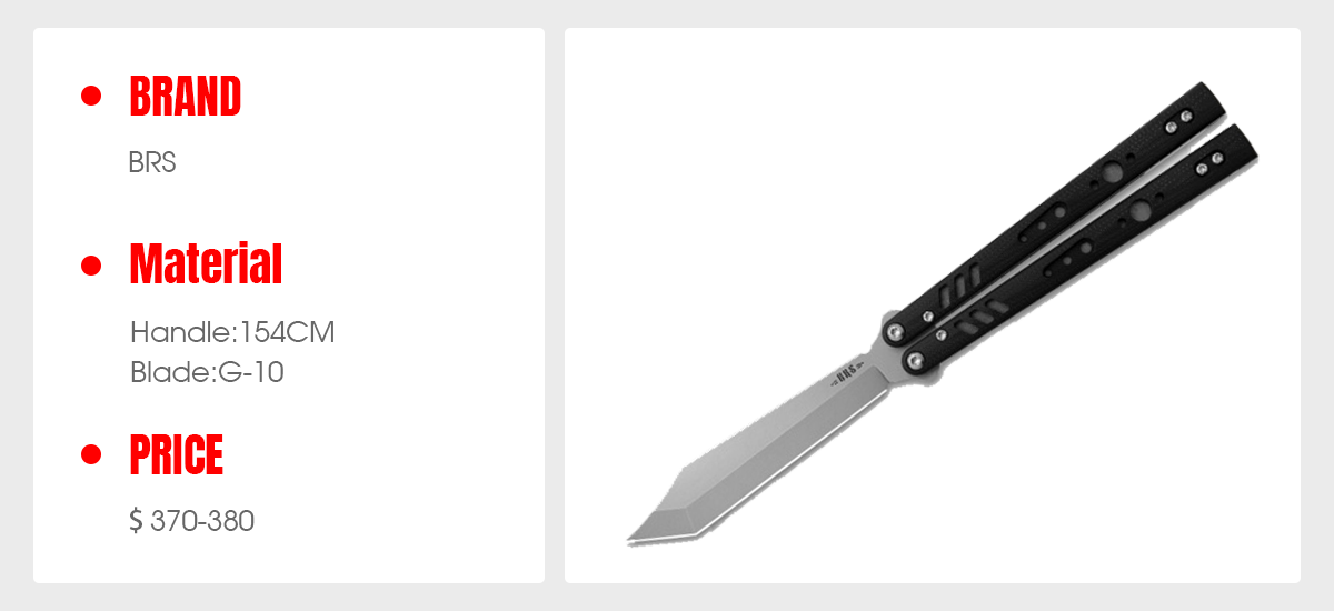 BRS Replicant -One of the best butterfly knife trainers