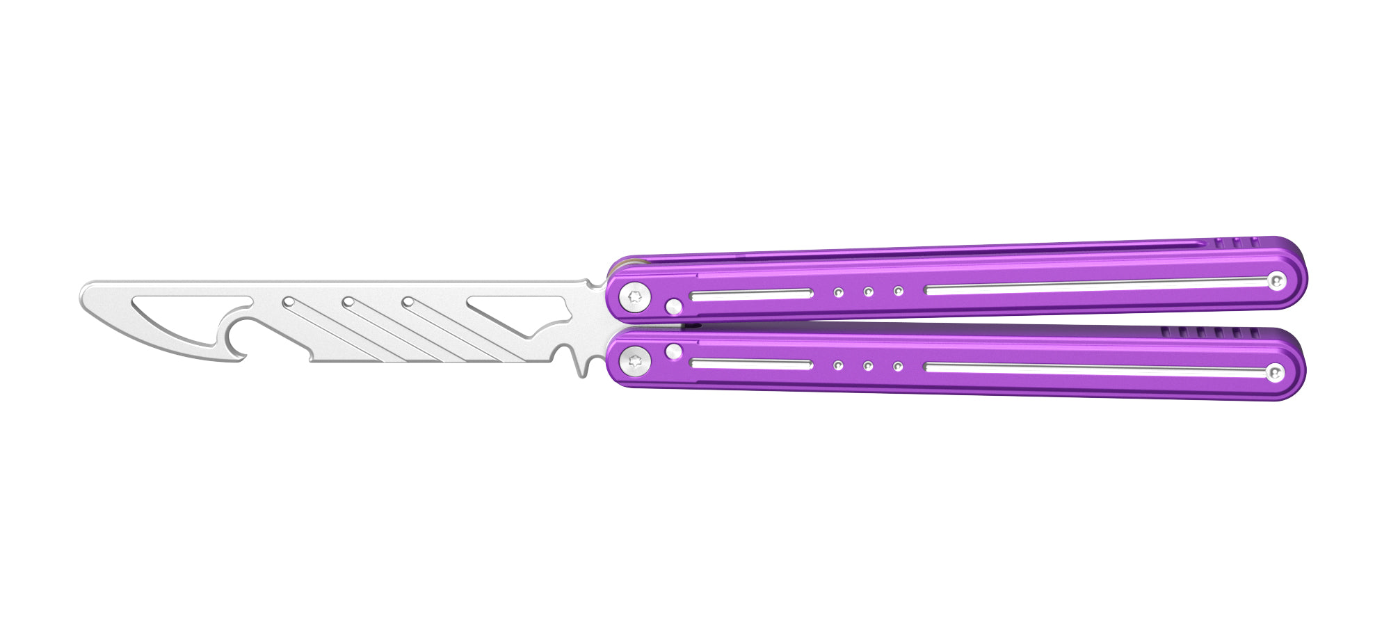 Nabalis_Morse_balisong_butterfly_knife_trainer-Purple-6_Easy_Balisong_Butterfly_Knife_Beginner_Tricks_to_Practice