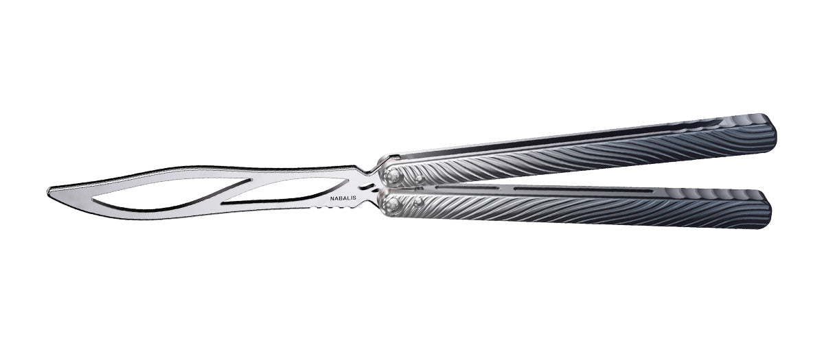 Nabalis Wing Balisong butterfly knife (trainer)-grey