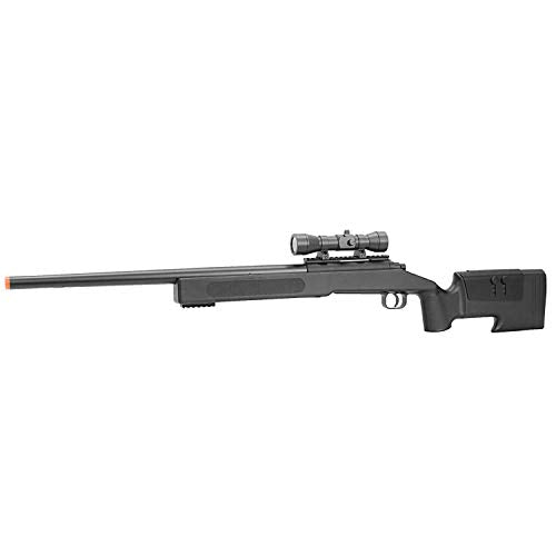 BBTac Airsoft Sniper Rifle M61 - Bolt Action Powerful Spring Airsoft G