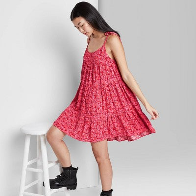 wild fable tiered swing dress