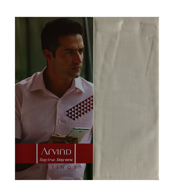 Arvind Men's Cotton Structured 1.30 m Unstitched Trouser Fabric (White,  Free Size) : Amazon.in: Fashion