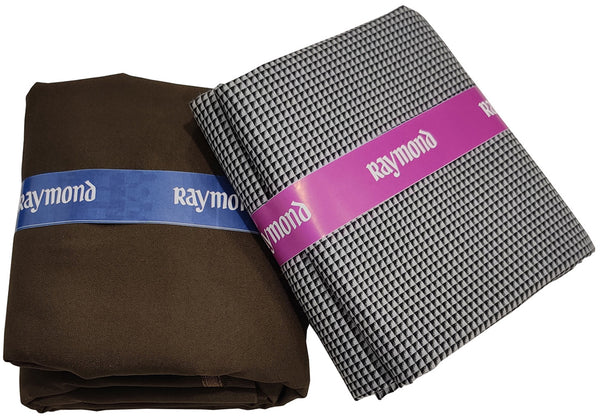 Raymonds 100 Cotton White Unstitched Shirt Fabric Pack of 3