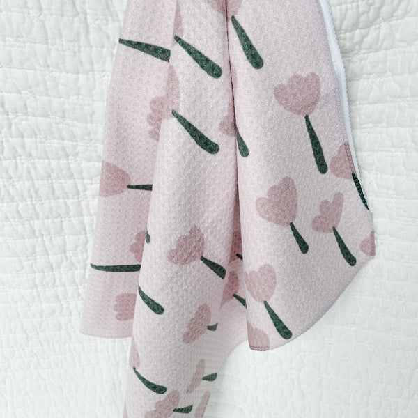 Checkered Terra Cotta Pink Towel – Basil Village