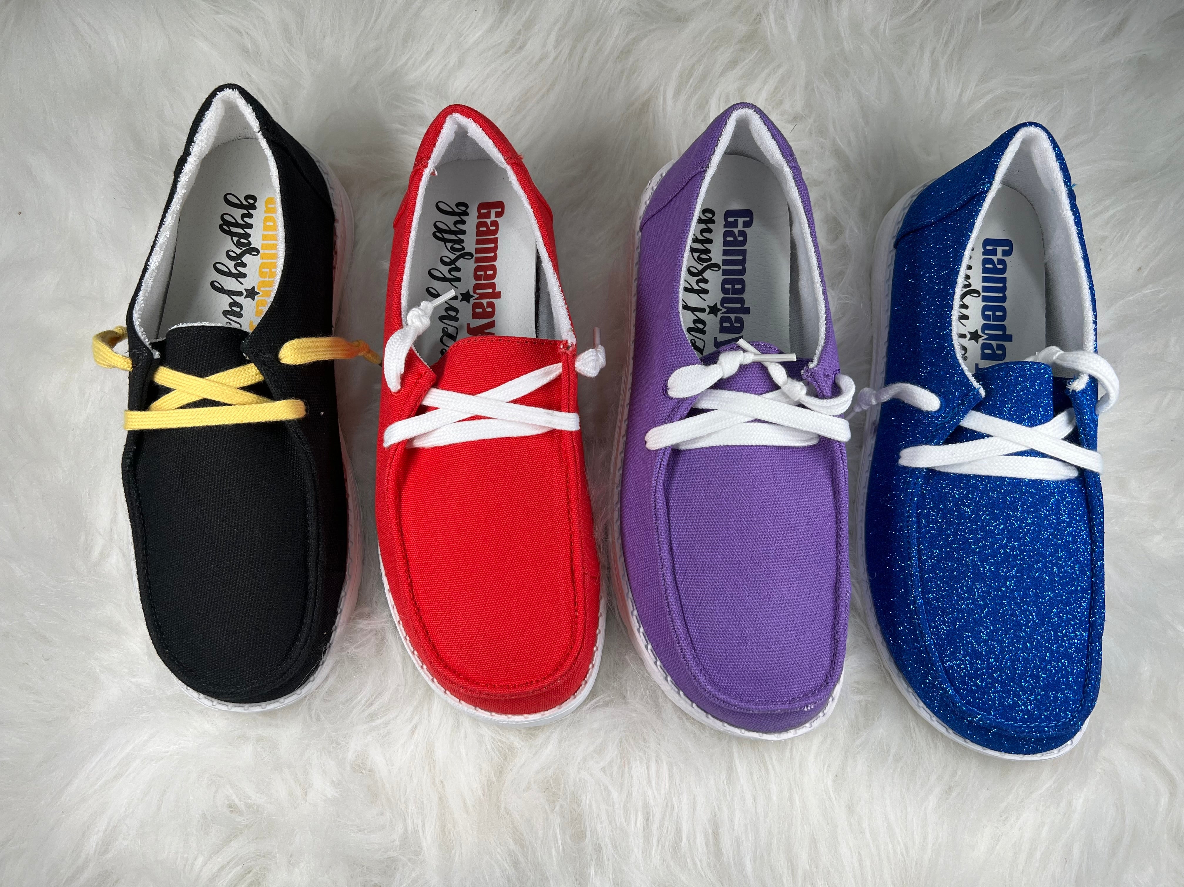 Gypsy Jazz Game Day Slip Ons