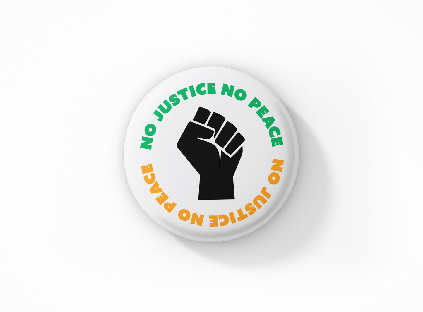 Set of 4 Black Activist Buttons.