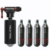 Velo-Tool CO2 Pump Bundle with 5 cartridges | +10% off first purchase and FREE shipping over £30