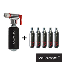 Velo-Tool CO2 Pump Bundle with 5 cartridges | +10% off first purchase and FREE shipping over £30