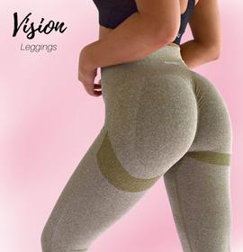 Bravo! Womens Leggings High Waisted Soft Black Leggings Yoga Pants for  Workout 2 pc Olive and Gray 