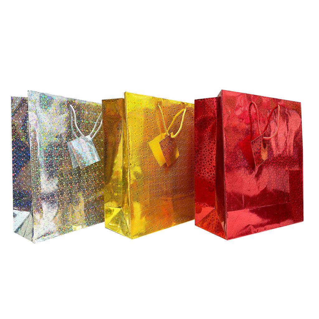 Gift Bags Red Holographic Gift Bag