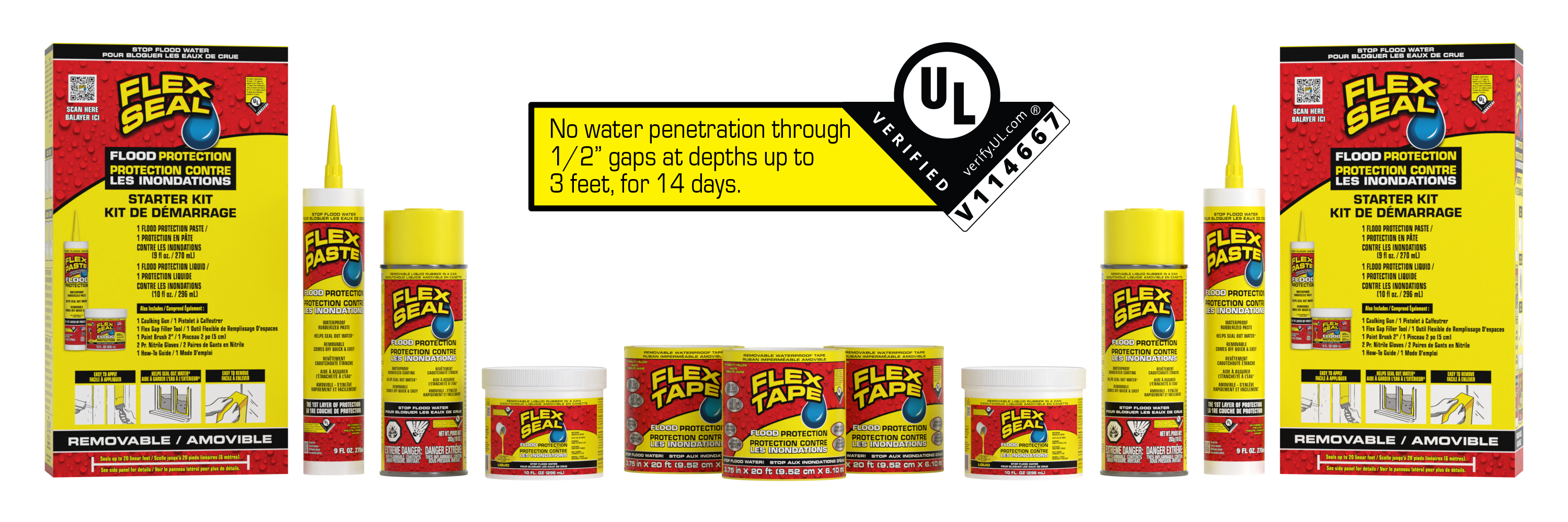 Flex Seal Flood Protection UL verification