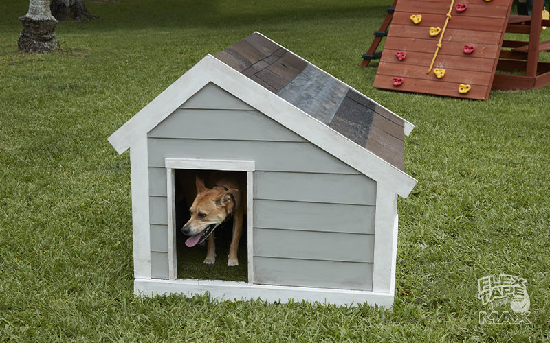 Dog House Roof  Fixed with Flex Tape Max