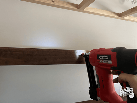 DIY Floating shelves with Flex Glue
