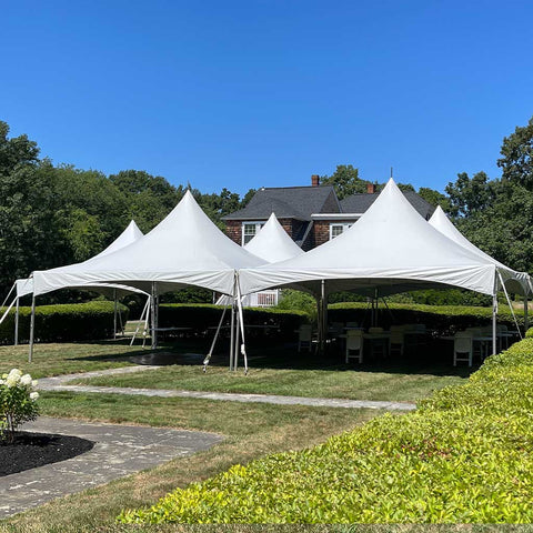 40x40  High Peak Tent Rental in Massachusetts custom options