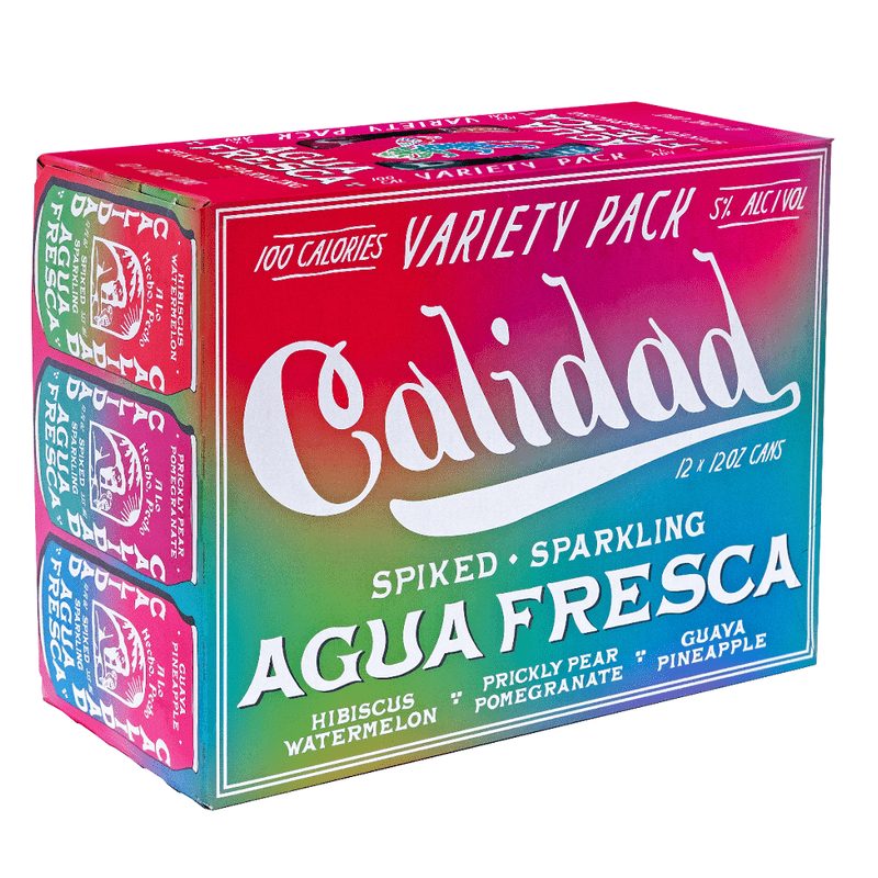 Calidad Agua Fresca Spiked Sparkling Seltzer Variety 12-Pack