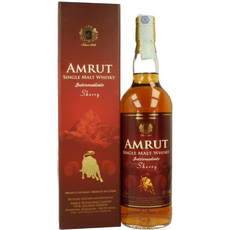 Amrut Intermediate Sherry Indian Single Malt Whisky (750mL)