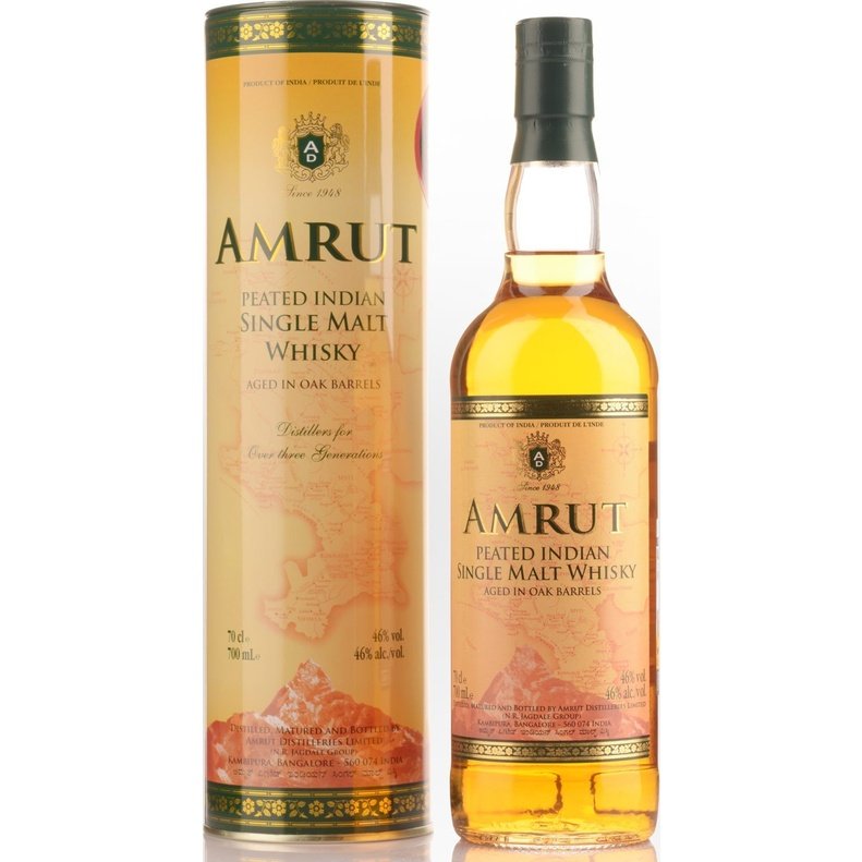 Amrut Peated Indian Single Malt Whisky (750mL)