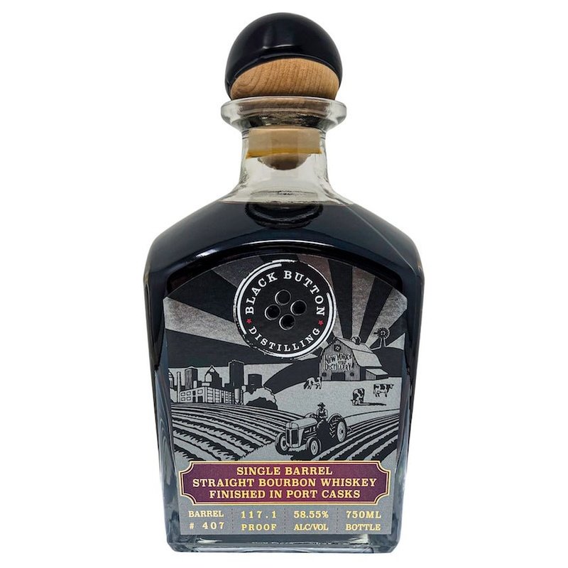 Black Button Port Finished Single Barrel Bourbon (750mL)