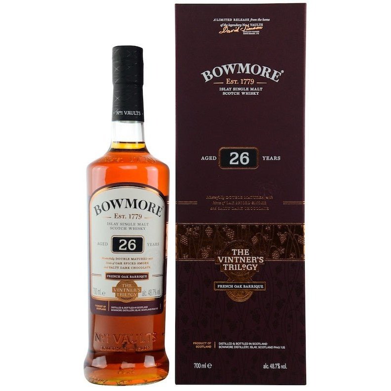 Bowmore 26 Year Old French Oak Barrique Aged Single Malt The Vintner's Trilogy (750mL)