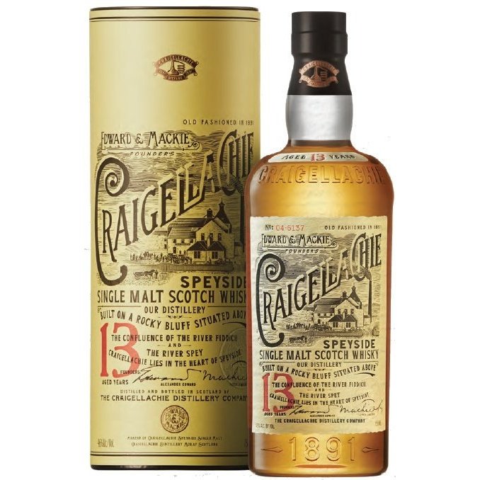 Craigellachie 13 Year Old Speyside Single Malt Scotch Whisky (750mL)