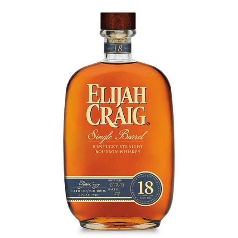 Elijah Craig 18 YO Single Barrel Bourbon (750mL)