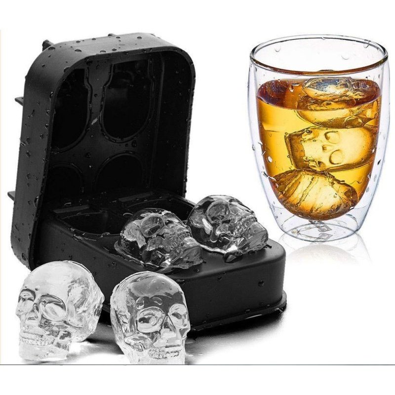 Four-In-One Silicone Ice Tray Mold