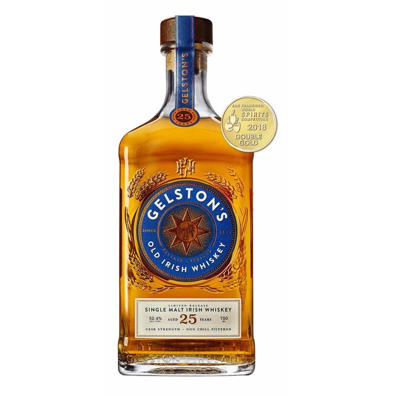 Gelston's 25 Year Old Limited Release Cask Strength Single Malt Irish Whiskey (750mL)