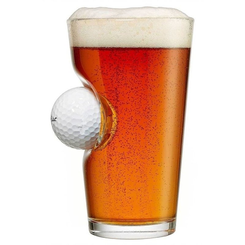 Golf Ball Beer Pint Glass (16 oz)