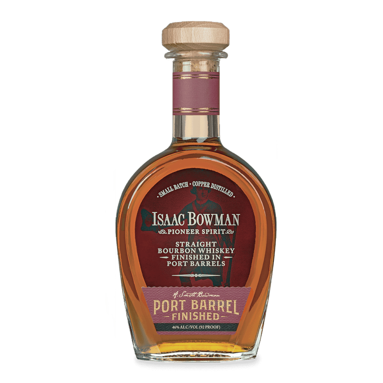 Isaac Bowman Port Barrel Finished Virginia Straight Bourbon (750mL)