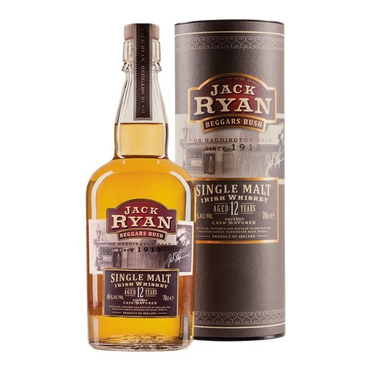 Jack Ryan 12 Year Old Beggars Bush Irish Single Malt Whiskey (750mL)