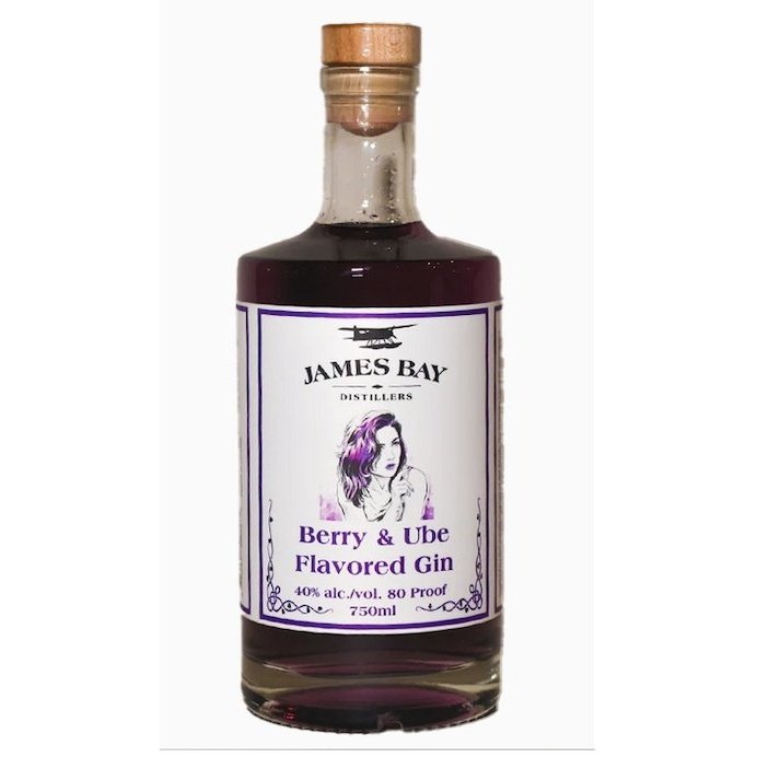 James Bay Berry & Ube Flavored Gin (750mL)