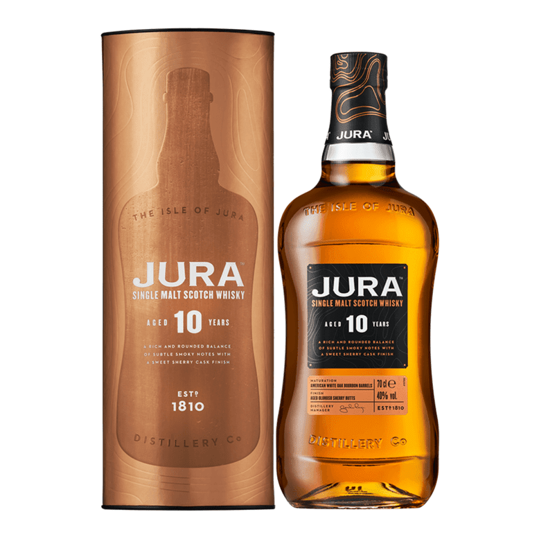 Jura 10 Year Old Island Scotch Whisky (750mL)