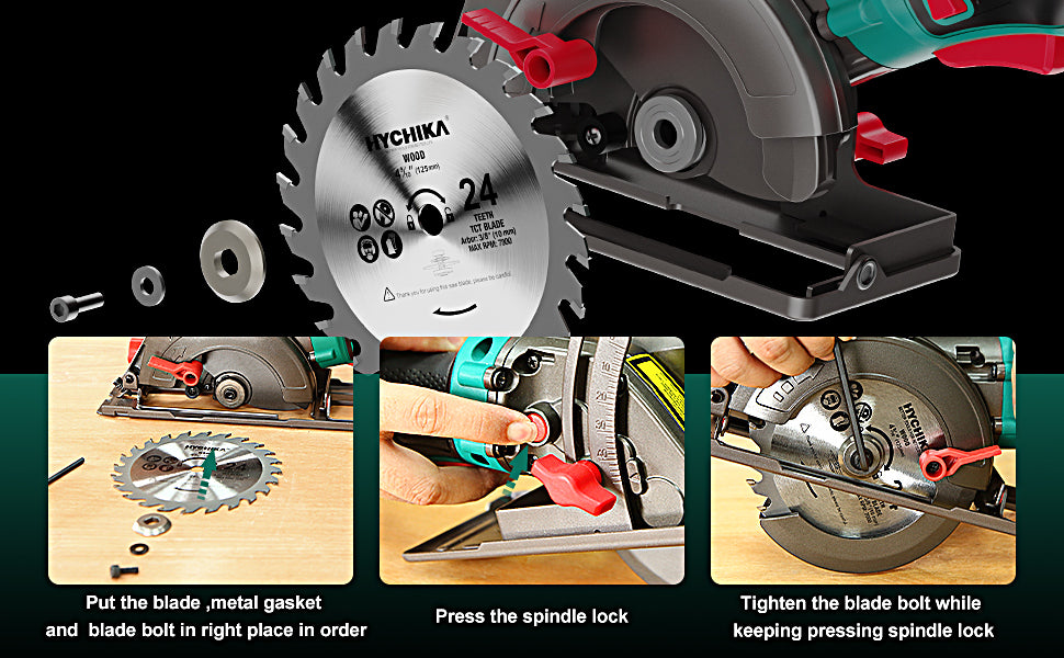  HYCHIKA - Mini sierra circular, sierra circular