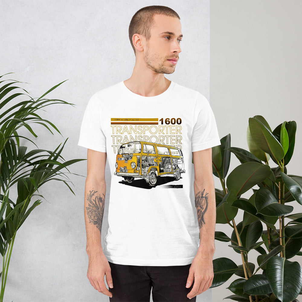 Retro Cars A06 - Short-sleeve unisex t-shirt