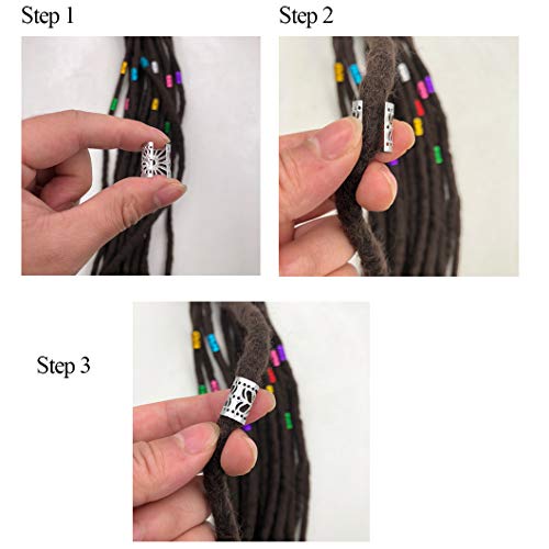 20 PCS Locs Hair Jewelry Braids Hair Clips Adjustable Hair Cuffs 15 St –  Beauty Coliseum