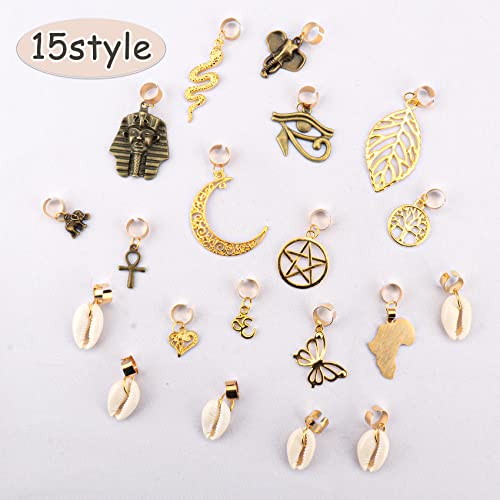 Lykoow161Pcs Dreadlocks Hair Jewelry Gold Wire Wrapped Crystal Hair Beads  Loc Jewelry Hair Accessories for Women Braids, Hair Cuffs Metal Coils Rings  Pearls Hair Pendants Hair Clip Decoration 161 Pieces