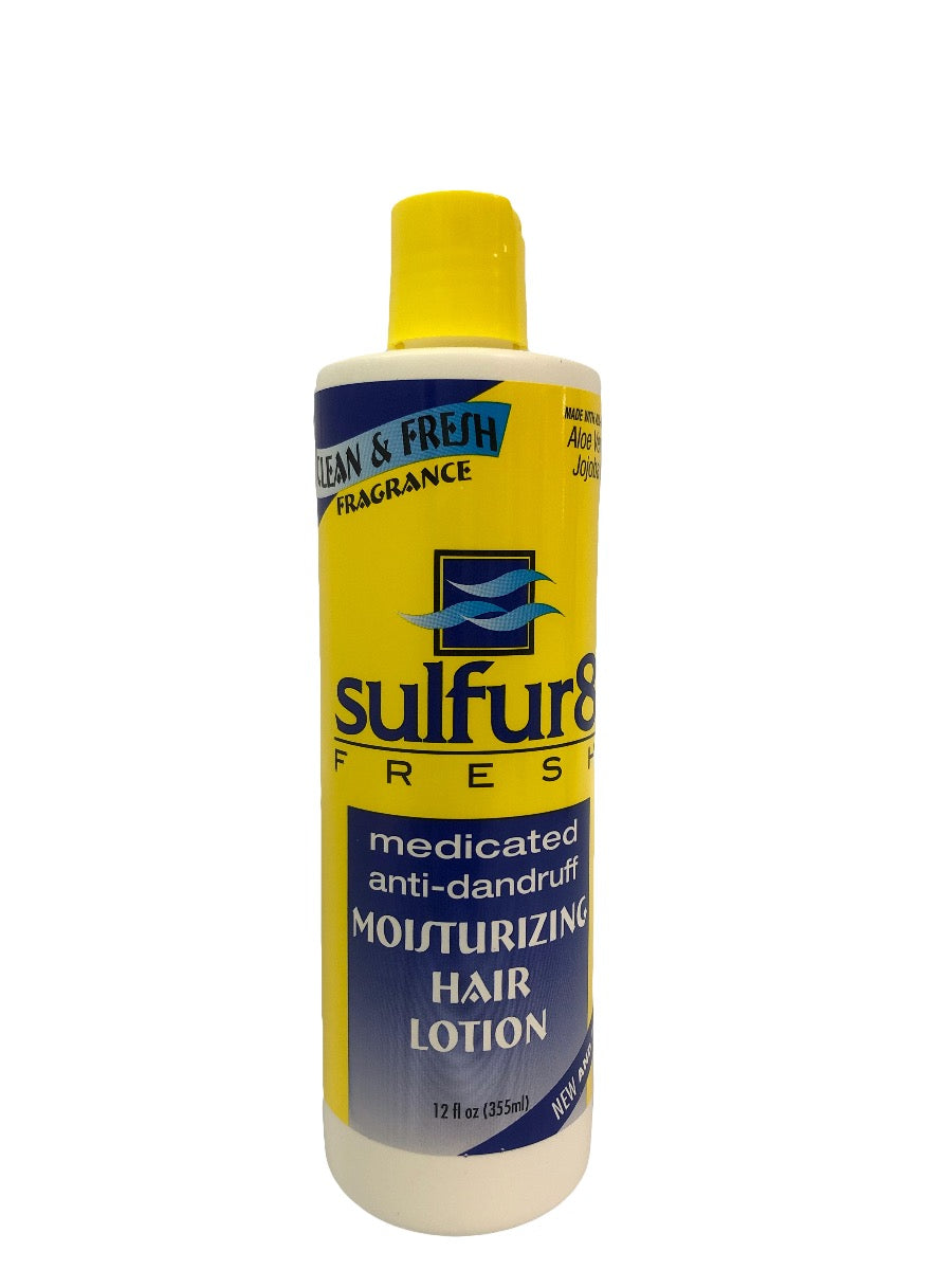 Sulfur 8 Fresh Medicated Moisturizing Hair Lotion 12 oz Beauty Coliseum