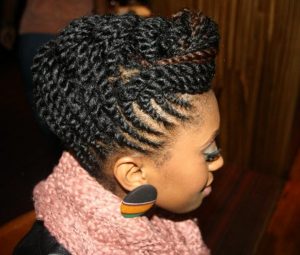 Protective styles for heatless hair stretching