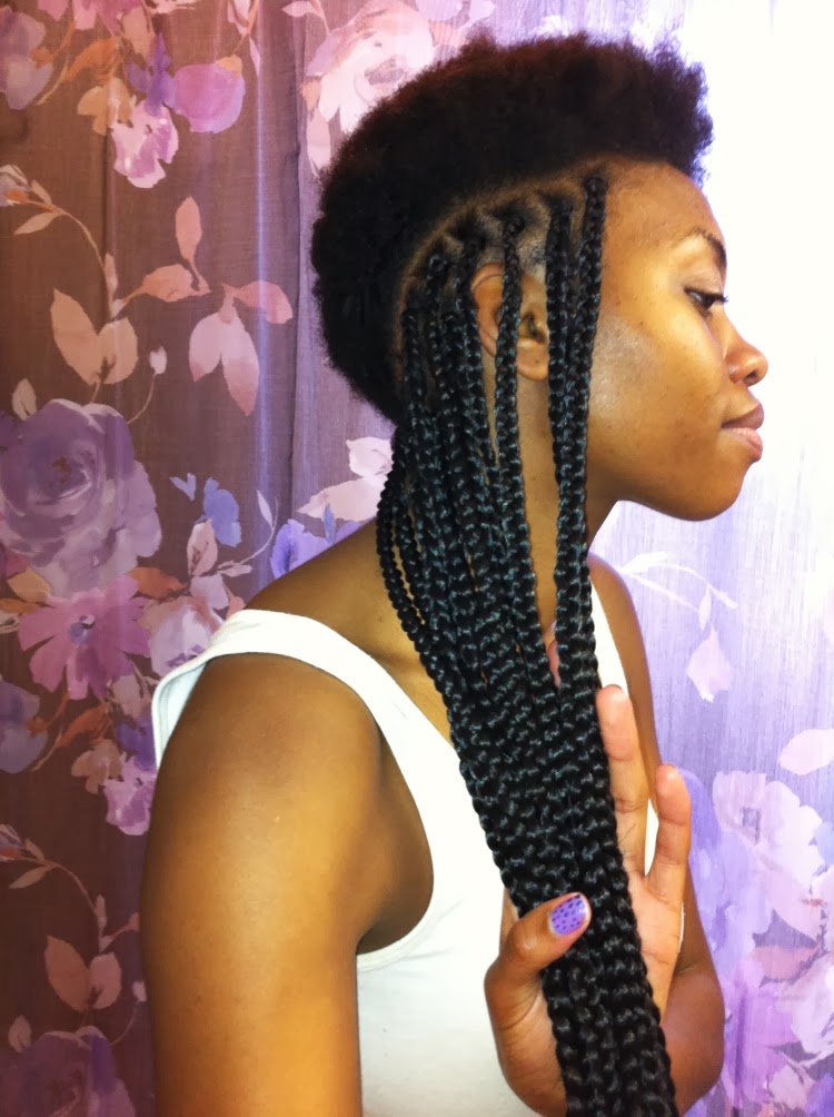 Heatless Blowout With Thread :: African Hair Threading To Stretch