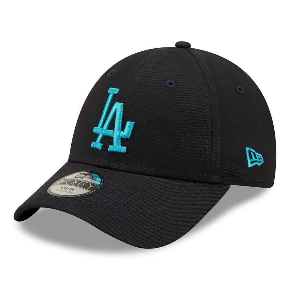 Casquette Enfant 9FORTY MLB League Essential L.A. Dodgers bleu marine-turquoise NEW ERA