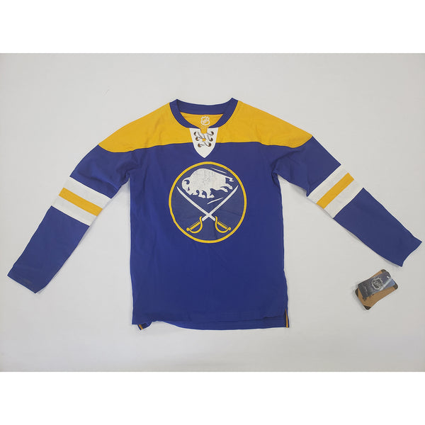 Outerstuff Shutout Long Sleeve Tee - Buffalo Sabres - Youth - Buffalo Sabres - XL