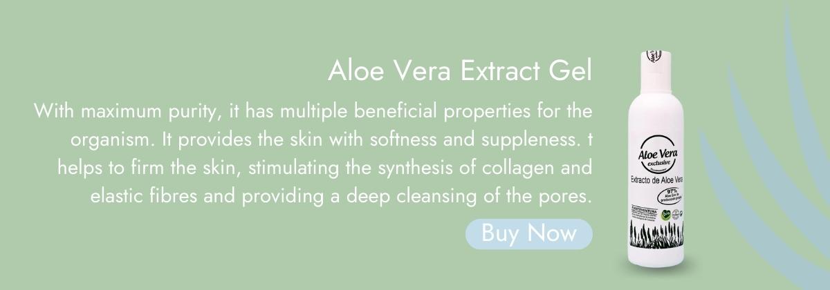 organic aloe vera extract for skin problems