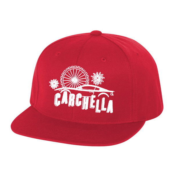 CARCHELLA RED EMBROIDERED HAT