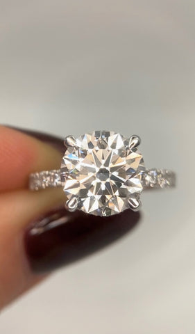 lab grown diamond ring